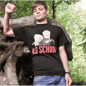 Camiseta Muppets Grandmasters Statler & Waldorf Old School, Jersey de 240 Gramos con Diseño Serigrafiado - Product Image 1