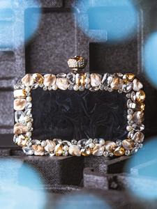 Modern Mini Resin Clutch Hand <b>Bag</b> for Home Party Wedding Available at Affordable Price From India - Product Image 6