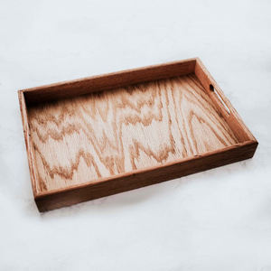 Plateau rond en bois massif au design fabuleux, plateau de service pour la maison, l'hôtel, le complexe hôtelier, vaisselle, plateau de service alimentaire à prix raisonnable - Product Image 3