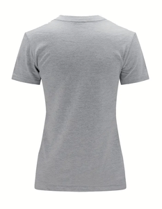 Camisetas de Mujer al por Mayor, Transpirables, 100% Poliéster, Estilo Urbano, Corte Ajustado, Secado Rápido, Logotipo Personalizado con Serigrafía, Tallas Grandes - Product Image 2