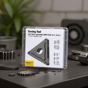 Inserto de Torneado Indexable con Recubrimiento MT-CVD ISO TNMG 220408E-NMT7325 D.5,16mm, Paquete de 10 para Herramientas de Torneado - Product Image 3