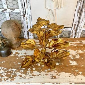 Pièce maîtresse de plante feuille d'or de luxe décor de table élégant pour salon bureau mariage événement cadeau affichage décoration - Product Image 5