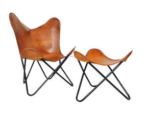 Espaciosa Silla Mariposa para Oficina en Casa, Balcón y Espacios Recreativos con Líneas Suaves y Forma Invitante de la India - Product Image 3