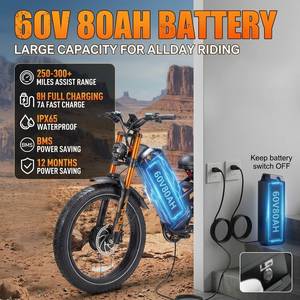 Bicicletta Elettrica a Tre Ruote, Motore Brushless 1200W, E-bike Pieghevole, Batteria Rimovibile 48V, Bicicletta Elettrica a 3 Ruote, Pneumatici da 20 Pollici - Product Image 6