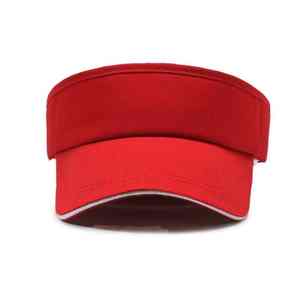 Casquette de plage en gros, protection UV, unisexe, pour tennis, softball, sport, avec logo personnalisé, visière d'été pour la course à pied - Product Image 1