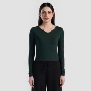 Green Rush Fit Yoga <b>Top</b> - Product Image 1