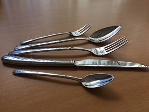 Attendrisseur à viande en acier inoxydable SUS304, ensemble de couverts de fête - Product Image 5