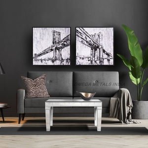 Bol de service décoratif en métal argenté de haute qualité avec un design de vague moderne Forme incurvée élégante Parfait pour les repas et l'affichage - Product Image 6
