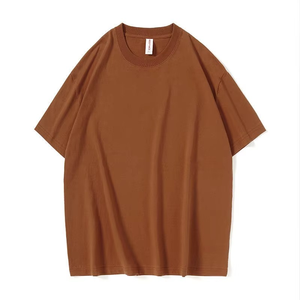 T-shirt en coton uni pour homme, basique, tissu doux, qualité supérieure, logo personnalisé - Product Image 2