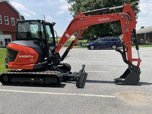 รถขุดขนาดเล็ก Kubota KX057-5 ซีรีส์ 8 ตัน เครื่องจักรก่อสร้างมือสอง พร้อมรางตีนตะขาบ เครื่องยนต์ญี่ปุ่นแท้ รุ่น 800 8300 - Product Image 4