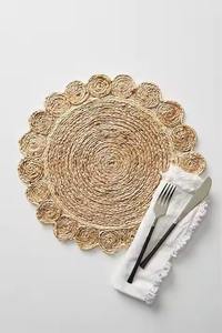 Best-seller 2025 napperon à franges naturelles en jonc de mer fabriqué au Viet Nam - Product Image 2