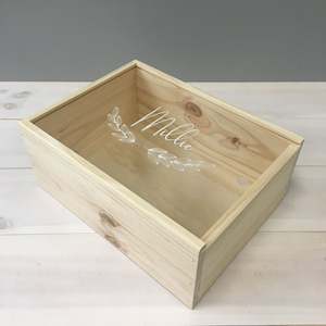 กล่องเก็บของตกแต่งพร้อมฝาอะคริลิก - Product Image 1