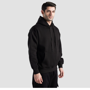 Sudadera CON CAPUCHA DE Sherpa de lana pesada de alta calidad Unisex logotipo personalizado OEM impreso algodón de gran tamaño marca personalizada impermeable hombres invierno - Product Image 6