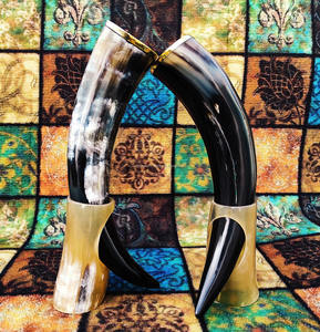 Custom Size Top Selling Organic Material Eco-Friendly Animal Style Viking <b>Drinking</b> <b>Horn</b> Handmade for Beer <b>Drinking</b> Cheap Price - Product Image 2