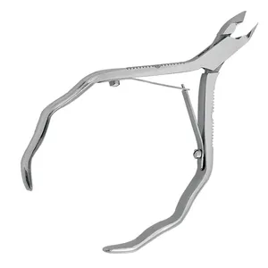 锯齿形手柄外科级不锈钢角质层钳角质层修剪器8毫米尖端4.5英寸