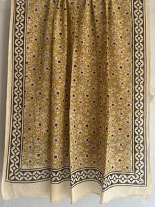 100% coton léger main bloc imprimé écharpe Jaipur traditionnel Boho Chic écharpe artisanale à la main doux coton écharpe - Product Image 5