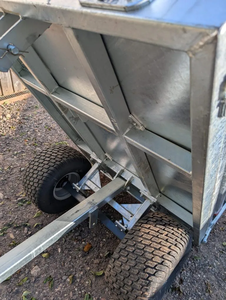 1 Ton Galvanised Mechanical Tipping Trailer Dump Trailer agricultural machinery equipment - Product Image 6