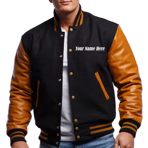 Vente en gros de veste universitaire unisexe avec logo avant personnalisé, coupe-vent, imperméable, respirante, de grande taille, couleur personnalisée pour le printemps - Product Image 3