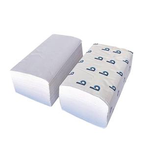 Boardwalk 9.13 In. X 10,25 pouces Serviettes jetables vertes à une pliure - Blanc naturel 16 paquets/carton - Product Image 3