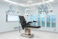 Table d'opération chirurgicale électrique 5 fonctions CH-T200 compatible avec bras en C, glissière longitudinale de 300 mm, acier inoxydable 304, ISO CE