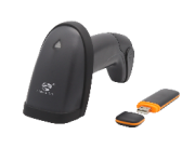Escáner Láser de Códigos de Barras 1D/2D y Códigos QR, Portátil/de Escritorio, Escaneo Rápido y Preciso, Bluetooth 5.2/Wi-Fi 6, 3 Años de Garantía para Sistemas POS