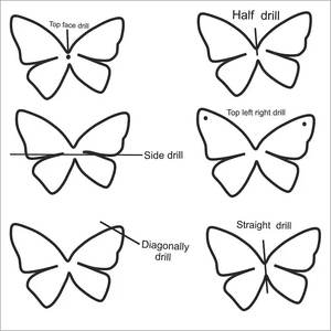 Cuentas talladas en forma de mariposa Esmeralda, piedras preciosas sueltas naturales, tallas hechas a mano para hacer joyería, collar, pulsera Diy - Product Image 4