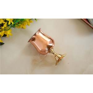Copa de Cobre Puro de 300 ml con Base de Latón, Material Metálico - Product Image 4