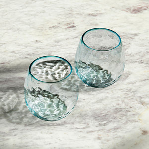 Nouvel arrivage de gobelets en verre vert aquatique pour fête - Product Image 5