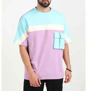 T-shirt Premium Homme 100% Coton Nouveau Style Épaules Tombantes Coupe Décontractée Manches Courtes Respirant Séchage Rapide Motif Quotidien - Product Image 1