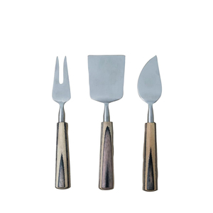 Best Selling Designer Mirrored Steel Chees <b>Set</b> Flatware <b>Set</b> Cheese Spreader Cheese Kit Mini Cheese Slicer by Ambience Lifestyle - Product Image 6