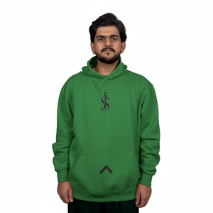 Sudadera con Capucha de Felpa para Hombre, 380 g/m², 100% Algodón, Transpirable, Corte Holgado, Color Sólido, Básica - Product Image 1