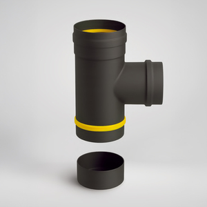 Estufa de Pellets con Tapa Vitrificada O/80 mm 90 - Product Image 4