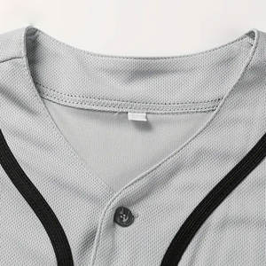 ชุดเสื้อซอฟต์บอลเบสบอลผ้าโพลีเอสเตอร์100% สินค้ามาใหม่ชุดระบายอากาศได้ดี - Product Image 2