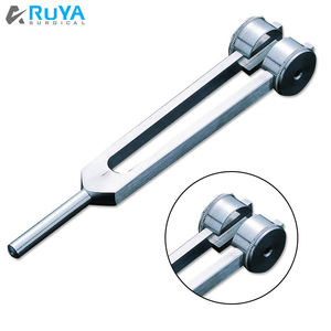 Diapason magnétique à vibration sonore médicale personnalisé avec logo imprimé, pied en acier inoxydable 256 Hz, manuel, Classe I CE ISO - Product Image 5