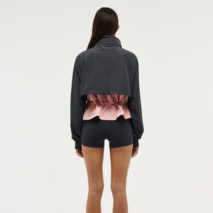 Veste coupe-vent moderne de luxe pour femmes Streetwear à fermeture éclair tendance Veste de sport spéciale d'hiver respirante et lourde - Product Image 2