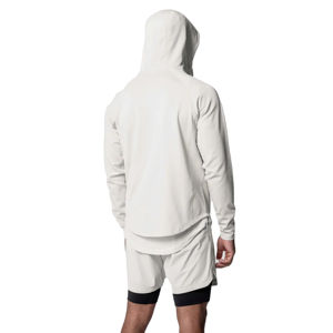 เสื้อสวมหัวคอตั้งมีฮู้ดสำหรับผู้ชายเสื้อกีฬาฤดูหนาวแบบสวมศีรษะมีฮู้ดผ้าคอตตอน100% ย้อมสีล้วนพิมพ์โลโก้ได้ตามต้องการ - Product Image 3