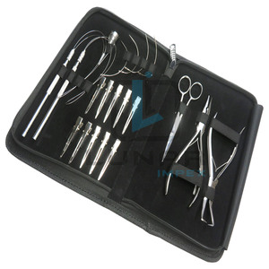 Kit de herramientas de extensión de cabello de fabricación de última calidad con accesorios personalizados herramientas de entrenamiento de cabello etiquetado de logotipo 3D personalizado - Product Image 3