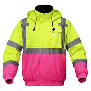 Chaqueta de Trabajo de Seguridad Reflectante de Alta Visibilidad Personalizada con Logotipo, Unisex, para Invierno, con Múltiples Bolsillos, Overol de Poliéster Protector de Alta Calidad - Product Image 5