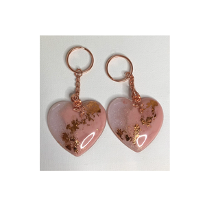 Multicolor Strips Heart Shape Resin Key Chain Kids Jewelry <b>Making</b> <b>Kit</b> Resin Keychain <b>Kit</b> for Kids Art and Customized Color - Product Image 5