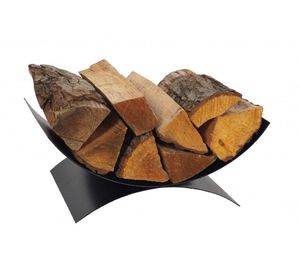 Circle Design Metal Firewood <b>Log</b> Holders Iron Round <b>Log</b> <b>Rack</b> <b>Indoor</b> & Outdoor Fireplace Black Firewood <b>Racks</b> - Product Image 4