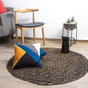 Set de table rond artisanal à motif de feuilles |   Set de table décoratif de qualité supérieure pour table à manger, usage domestique et restaurant - Product Image 4