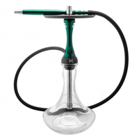 Ensemble de chicha FALAH Luxury Modern HH 66, corps en acrylique et aluminium, haute qualité, durable, portable, double tuyau, élégant.