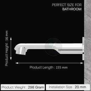 Equipo de Baño de Primera Calidad, Grifo Bau Spout en Oferta Online, Grifos de Baño y Ducha Bau Spout - Product Image 6