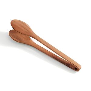 Juego de pinzas para ensalada Premium MOQ bajo de madera de diseño superior indio de 2 piezas Fabricante de productos personalizados Mayorista - Product Image 3