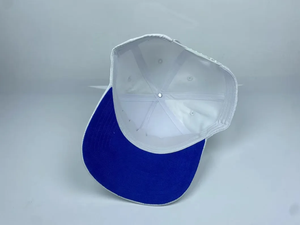 Novedad de verano, gorras de béisbol personalizadas de 5 paneles de gamuza y sarga de algodón en contraste, Premium gorra de acabado, gorra a granel a bajo precio - Product Image 6