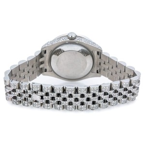 Export Quality White Iced Out Mossinate Diamond <b>Watch</b> with Stainless Steel <b>for</b> Mens and <b>Womens</b> Available <b>for</b> Affordable Price - Product Image 4