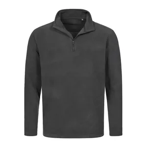 Felpa con Cappuccio e Mezza Zip in Pile Personalizzata per Merchandising Promozionale - Product Image 3
