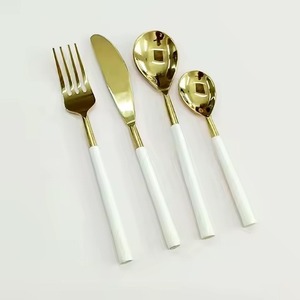 Meilleure qualité en acier inoxydable or cuillère fourchette couteau ensemble pour les mariages et restaurants dîners qualité hôtel vaisselle couverts - Product Image 3