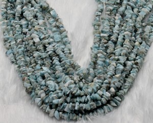 Perles de cristal de larimar naturel en vrac, pierres semi-précieuses irrégulières pour la fabrication de bijoux par Anshul Impex - Product Image 5