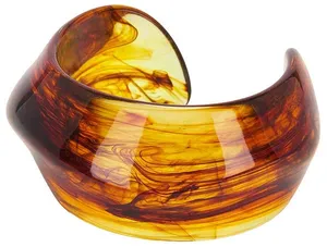 High Customized Resin Cuff for Design Fashion New Custom Design Resin Cuff Bracelet <b>Bangle</b> for Handmade Use for Selling - Product Image 4